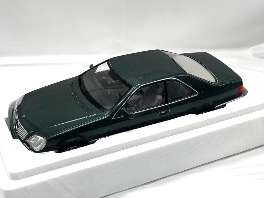 KK-Scale1/18 メルセデス 600SEC 1992 グリーンメタリック