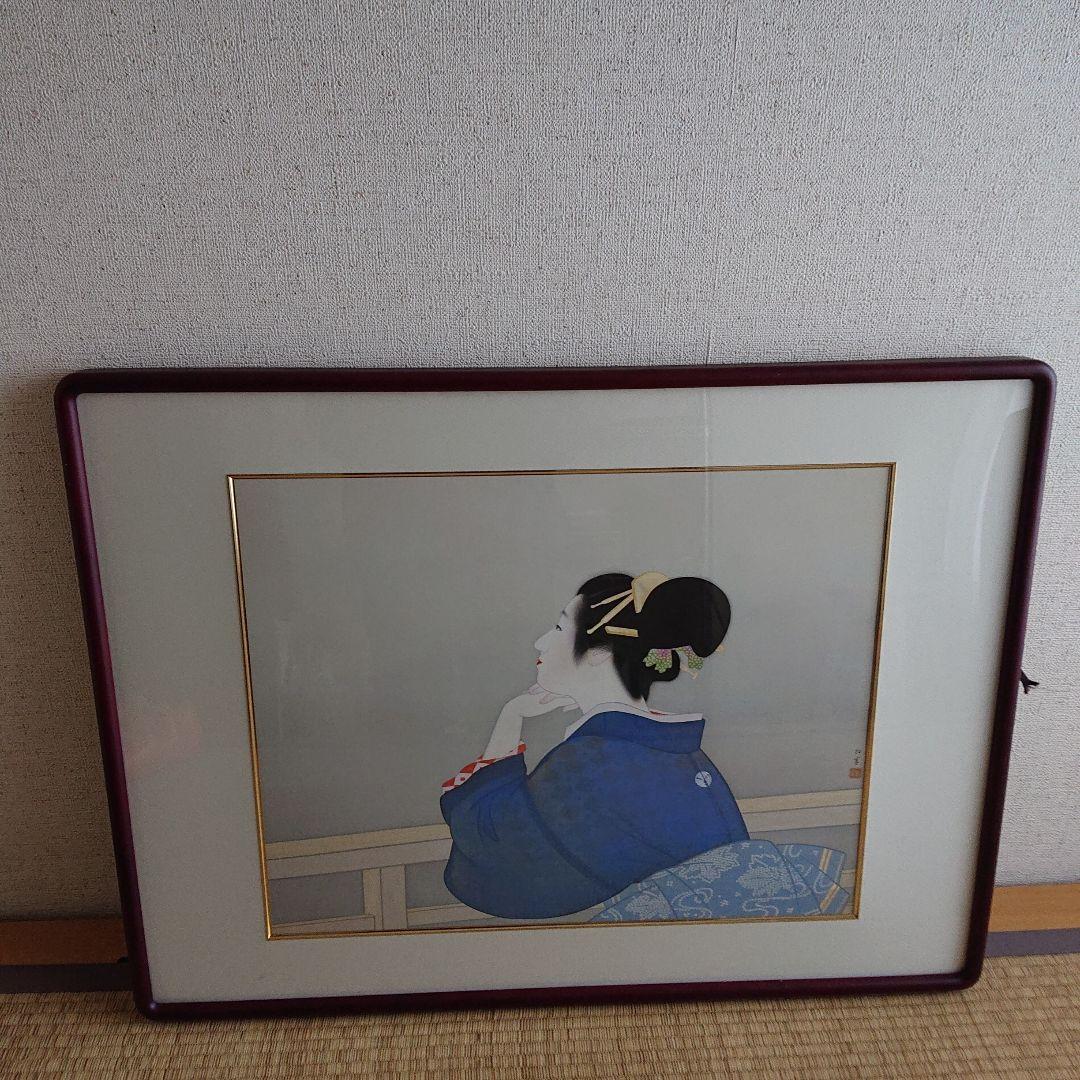 user_！上村松園 待月 足立美術館 アート 日本画 額 user_！上村松園 待月 足立美術館 アート 日本画 額 待月 - 足立美術館