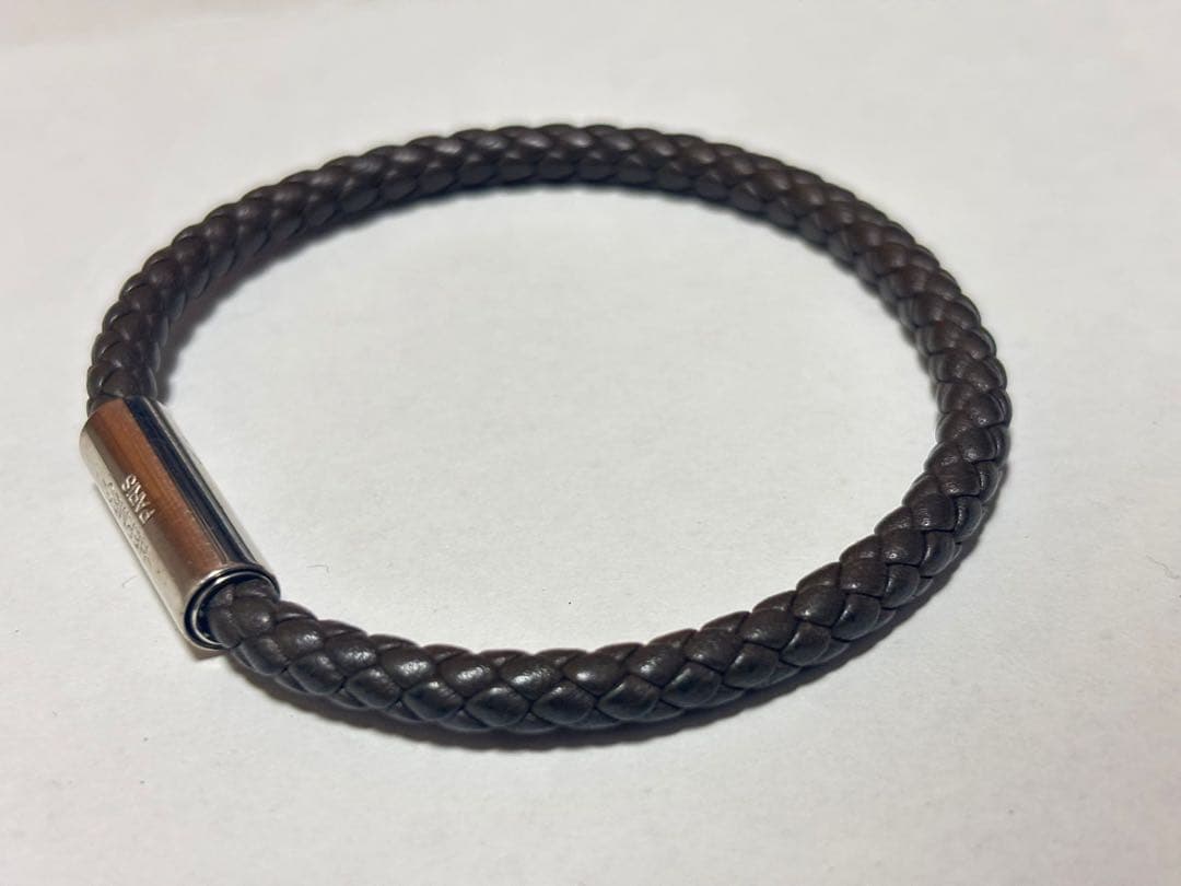 み*い様 エルメスレザー ブレスレット ダークブラウン