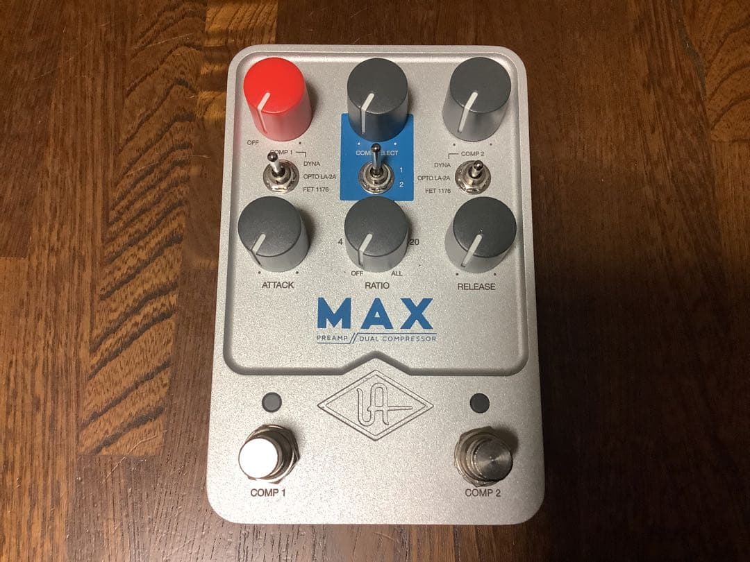 UAFX MAX Comp プリアンプ&デュアルコンプレッサー