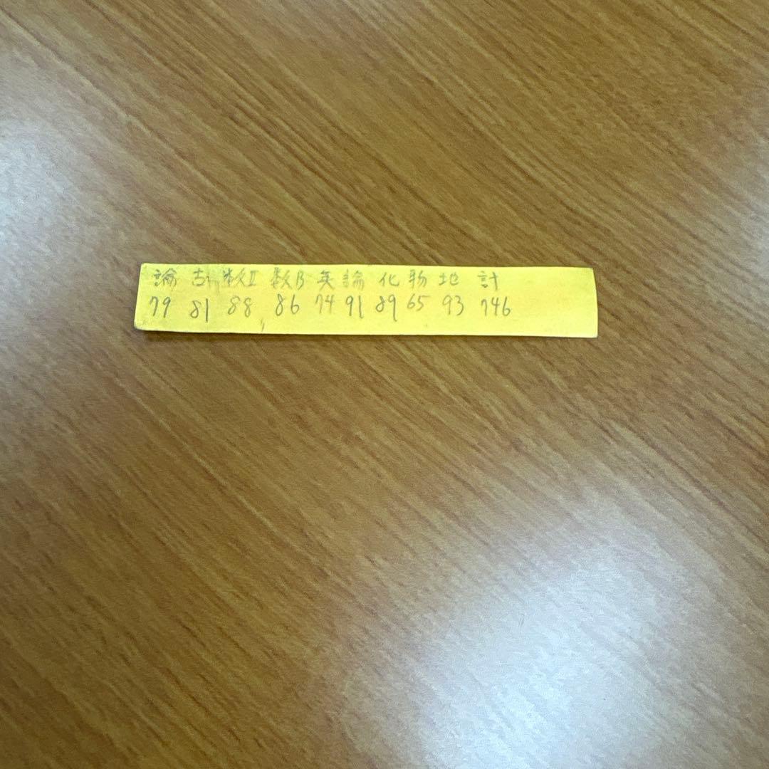 手書きメモ 黄色 長方形