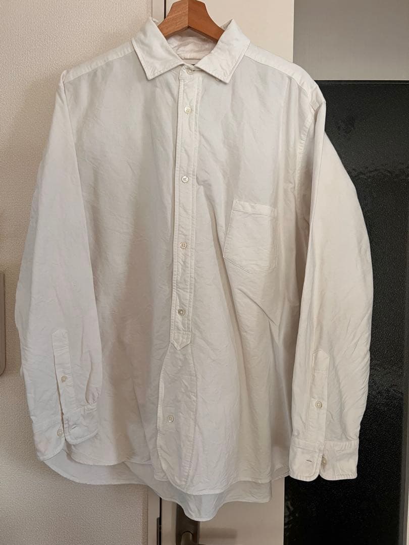 Nigel Cabourn ブリティッシュオフィサーズシャツタイプ2ホワイト50