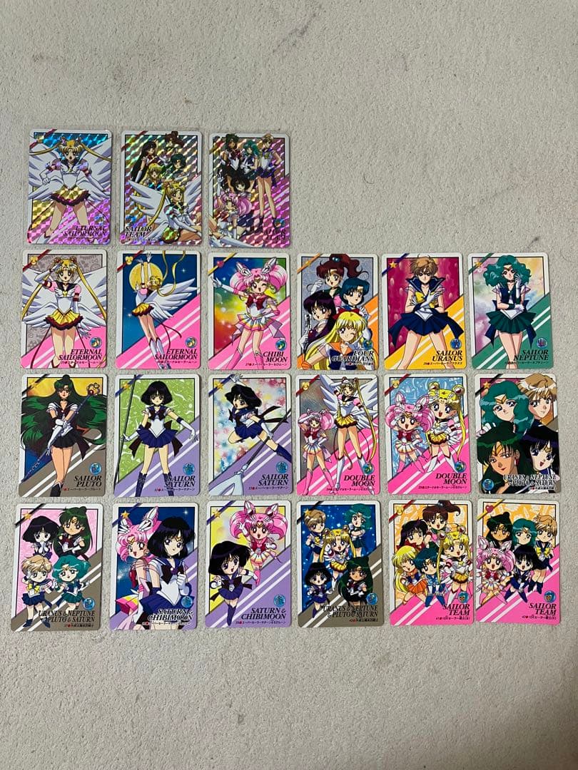 セーラームーンカード　スターズ　プリティーソルジャー　フルコンプ　一軍から　キラ セーラームーンカード スターズ プリティーソルジャー フルコンプ 一軍