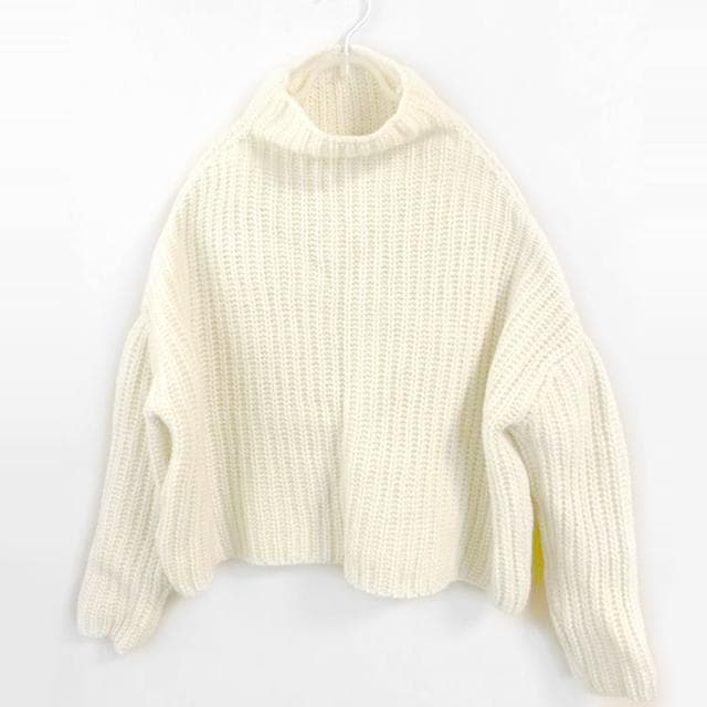 美品 パドカレ✨カシミヤ タートルニット オーストラリア産 メリノファインラム