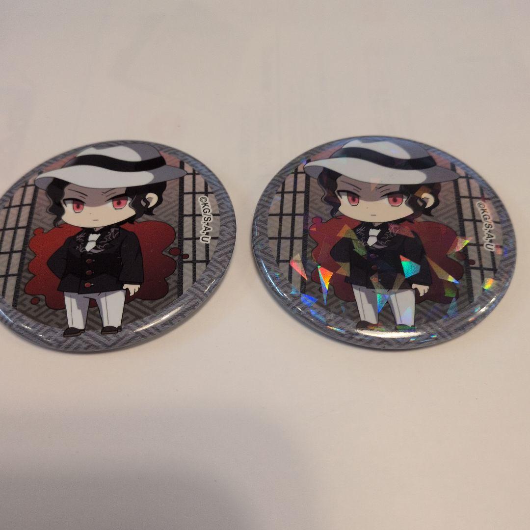 鬼滅の刃 鬼舞辻無惨 ホログラム缶 バッジ2個セット - メルカリ