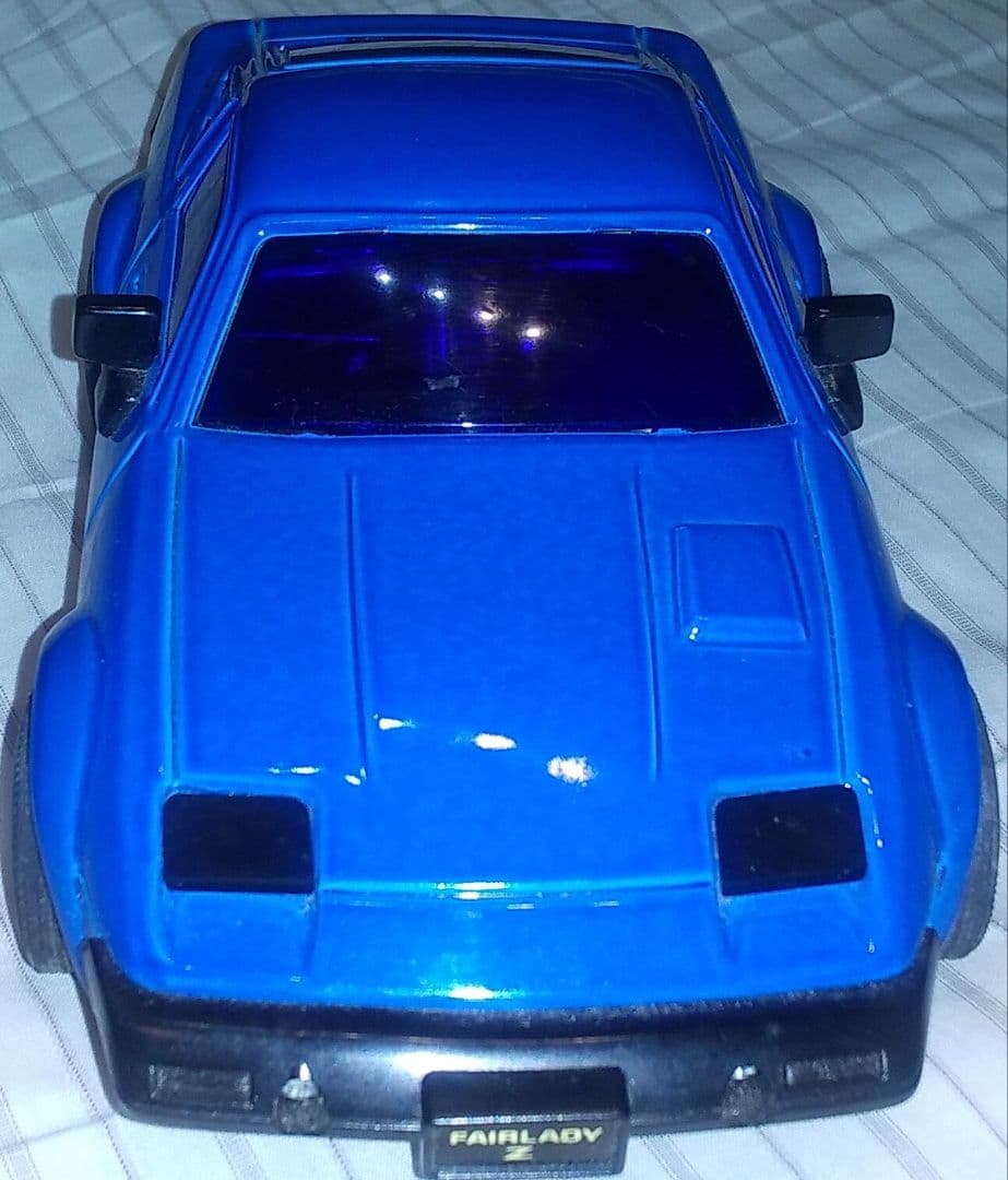 イチコー　フェアレディZ　ブリキ　青色ブルー　超希少色　中古　レトロ