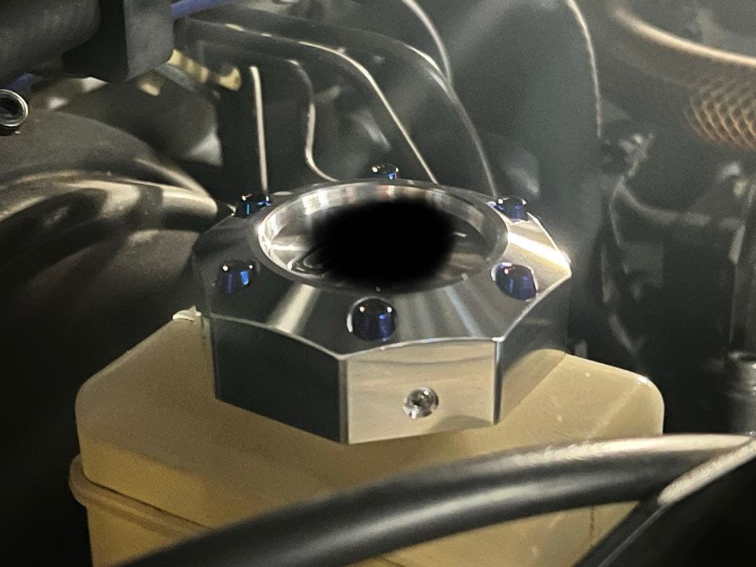 シルビア　スカイライン　86 アルミ削り出し　ブレーキマスターカバー