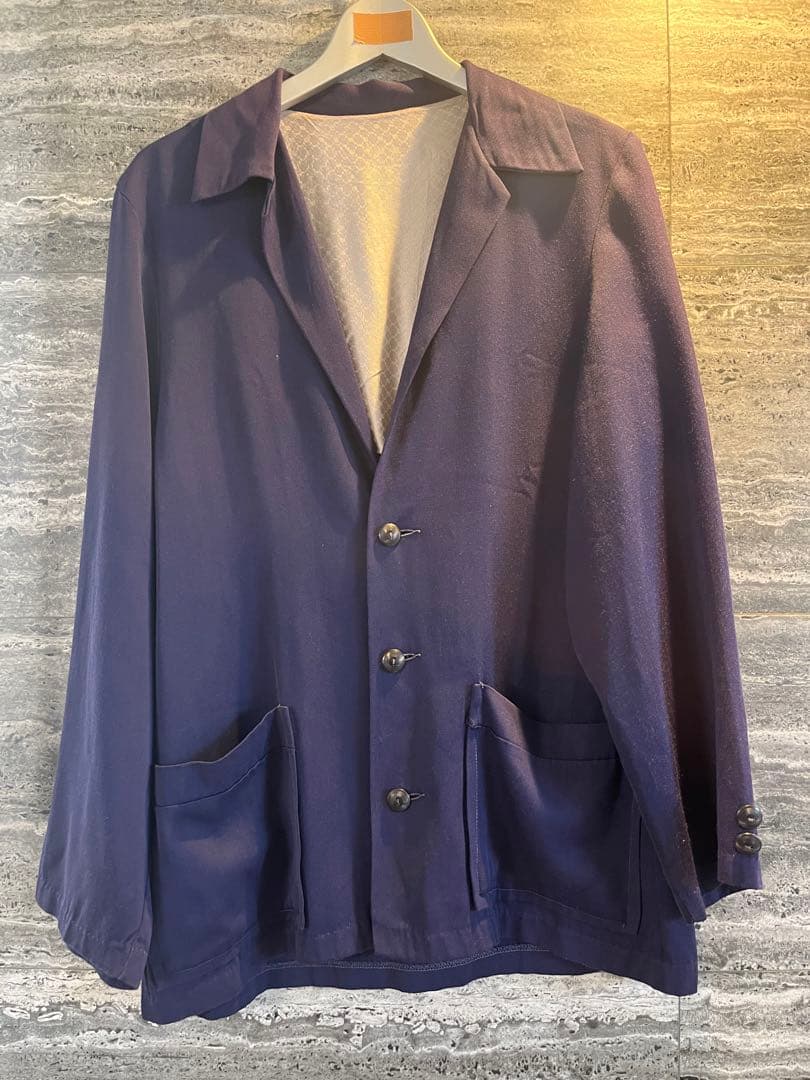 50sナッソージャケット　レーヨンギャバ