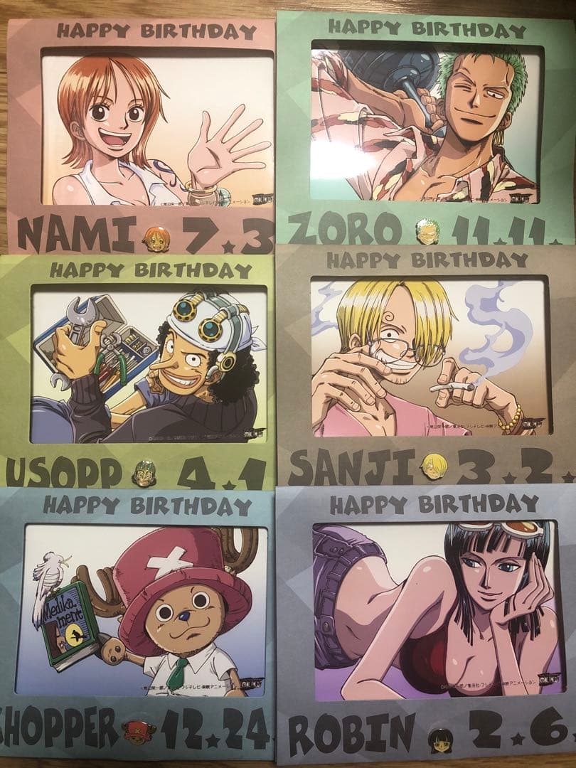 希少 初回限定 ワンピース ナミ サンジ ロビン バースデー ブロマイド ピンズ ワンピース 輩 バースデーブロマイド 7.3 ナミ | K-BOOKS 秋葉原