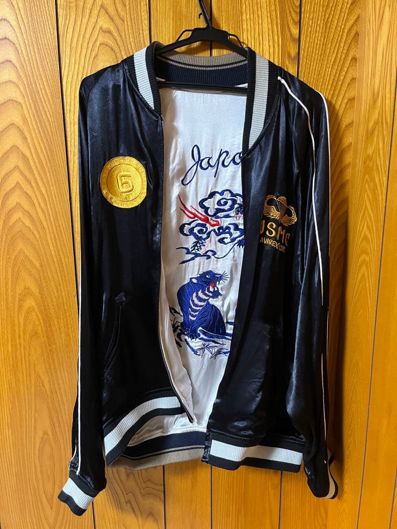 D*K様 USMC刺繍スカジャン 黒白