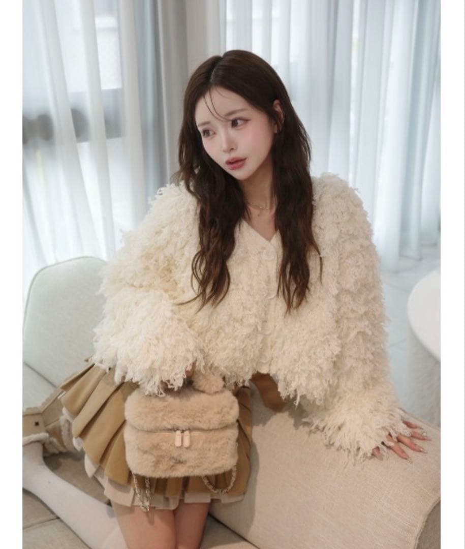 Darich ループニットカーディガン