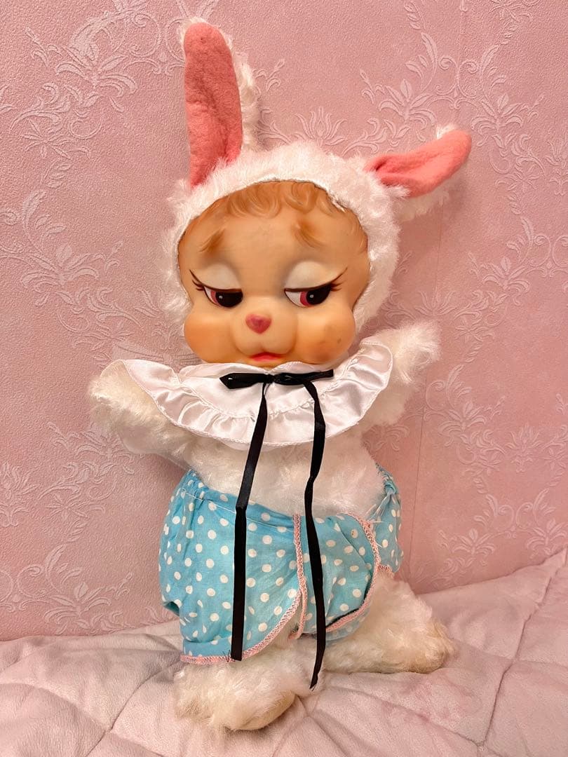 【希少】ラシュトン　オムツバニー 42cm ラバーフェイスドール　うさぎ