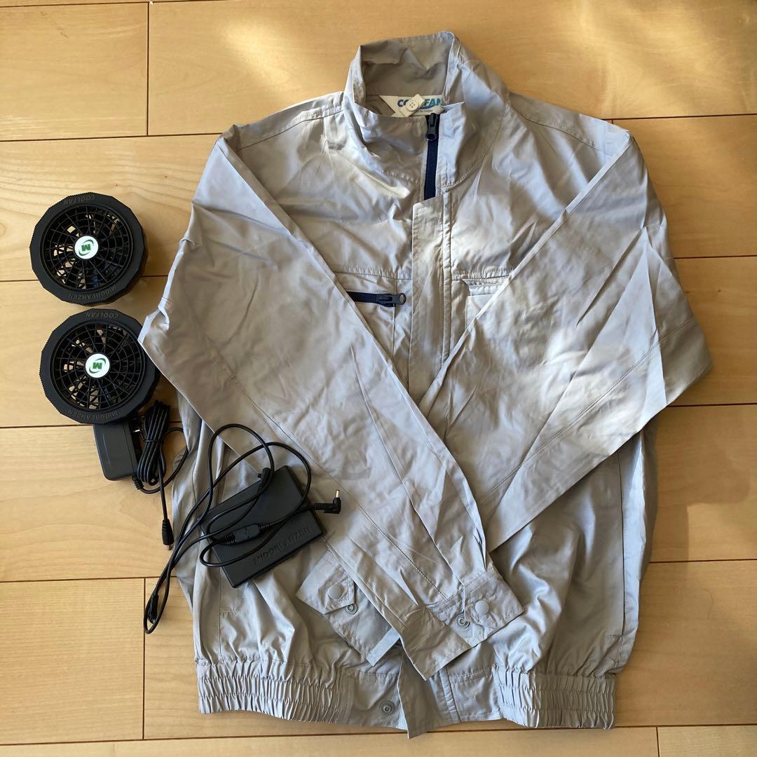新品未使用　Mサイズ　空調服 グレー ファン2個付き 楽天市場】空調 服 中古の通販
