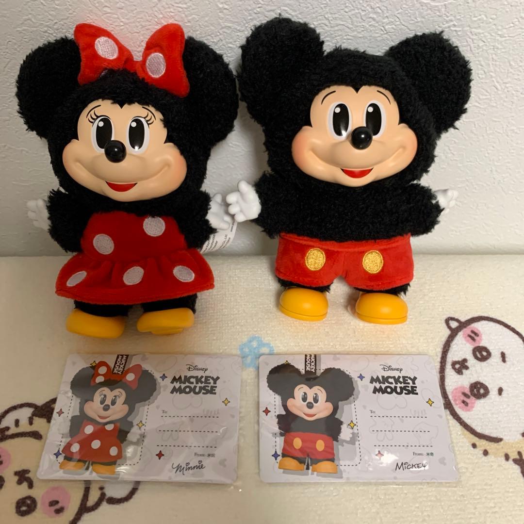ポップマート　ミッキー & ミニー ぬいぐるみセット POPMART mickey family ミッキーマウス ミニーマウス セットミッキー