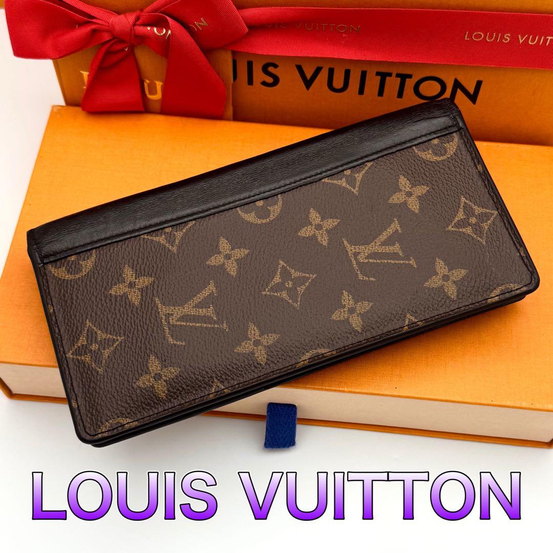 ルイヴィトン モノグラムマカサー ポルトフォイユブラザ 長財布