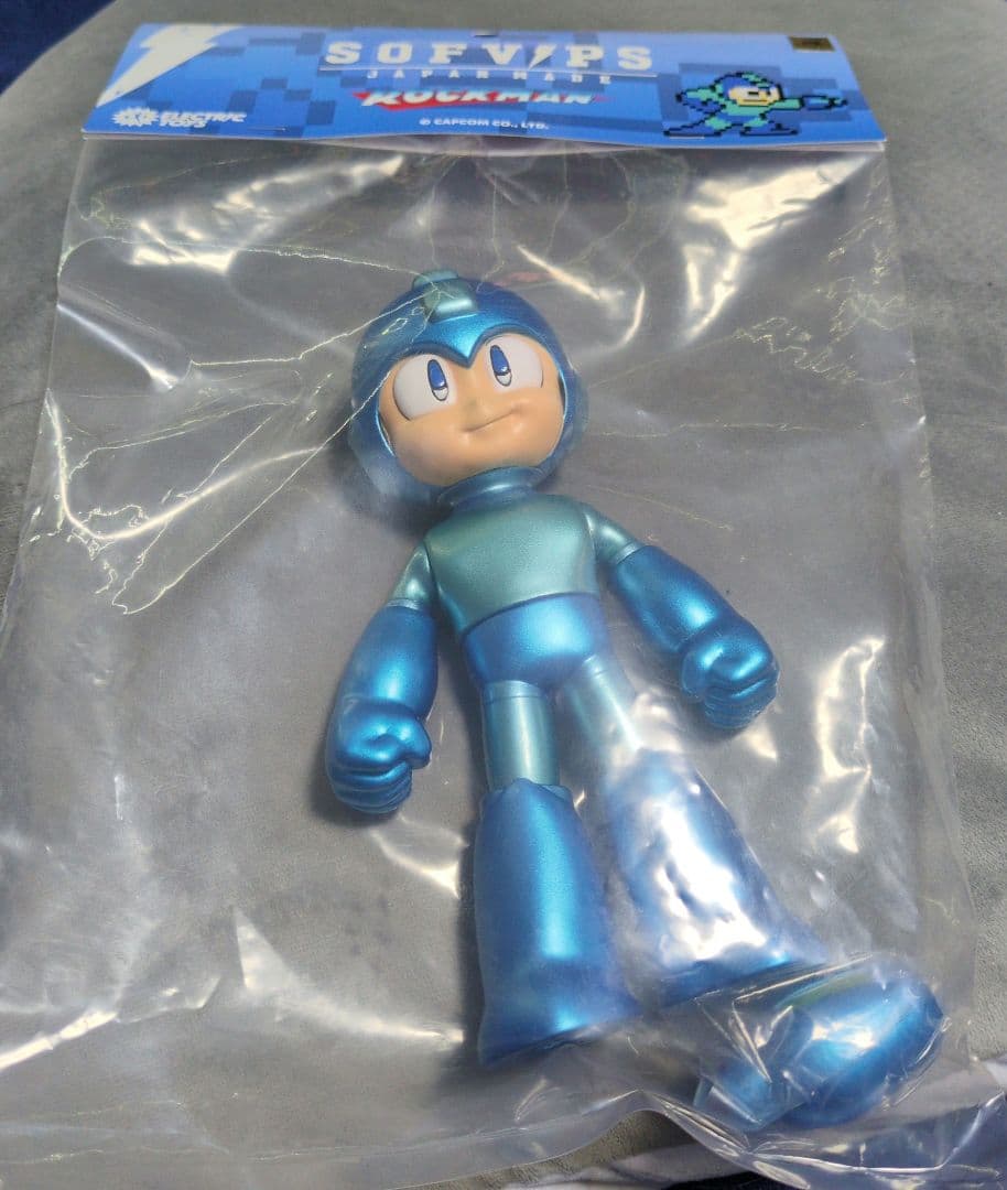 ロックマン　MEGAMAN sofvips ソフビ　フィギュア　メタリック