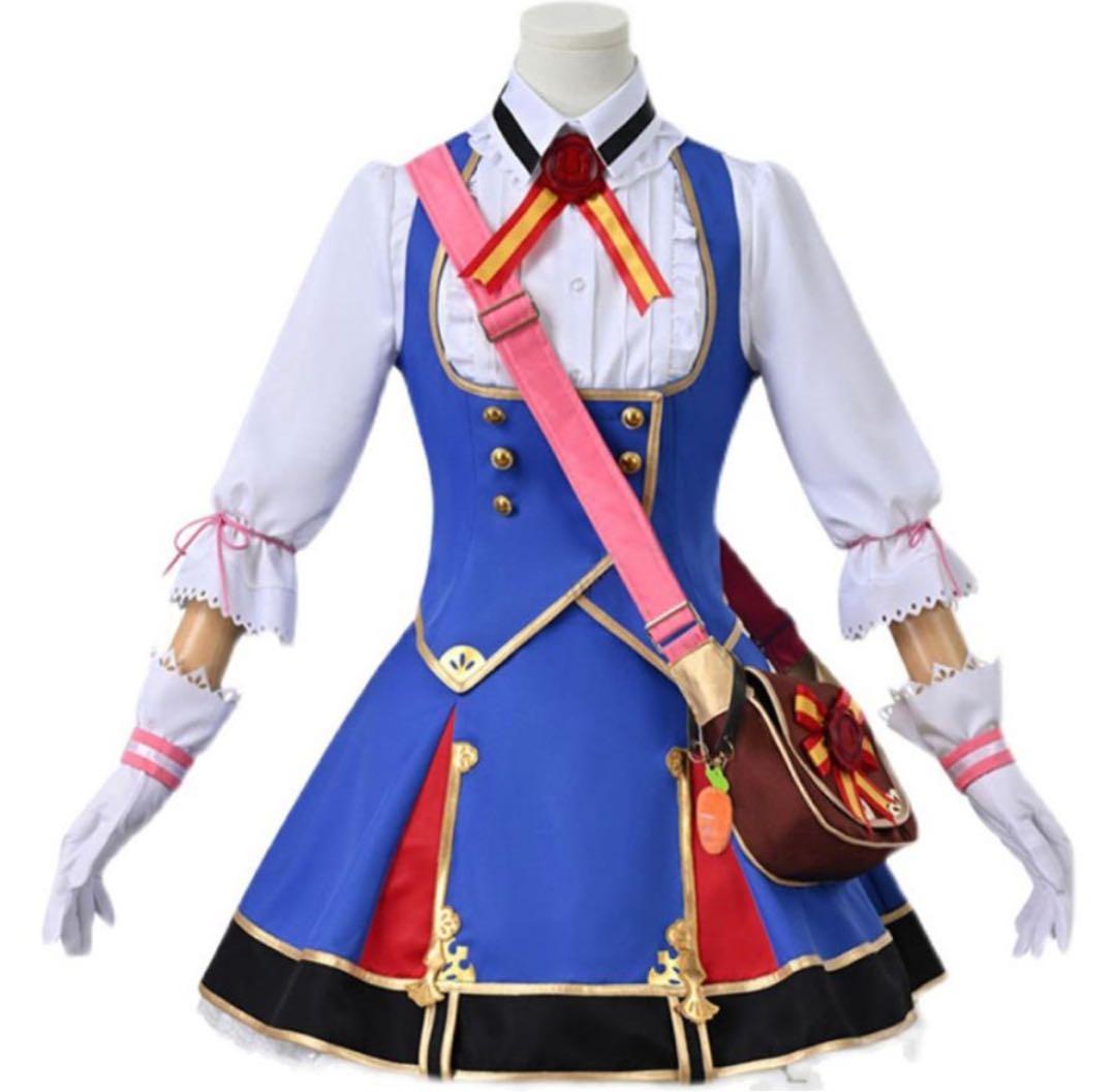 ウマ娘 メイショウドトウ コスプレ衣装 ウィッグ付き