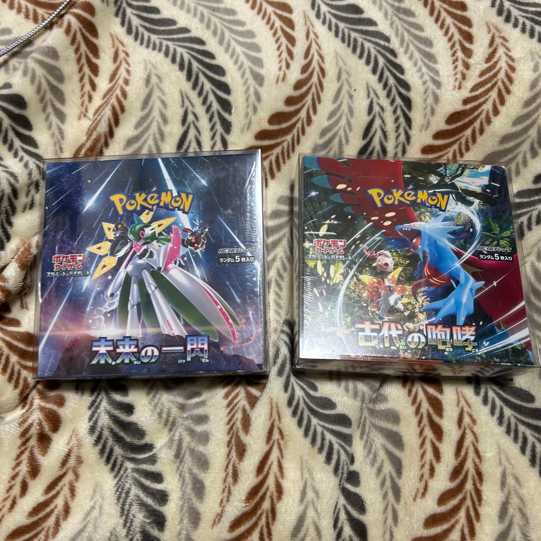 む*ん様 古代の咆哮　未来の一閃　シュリンク付き 古代の咆哮】＋【未来の一閃】シュリンク付きBOX ポケモンカードゲーム