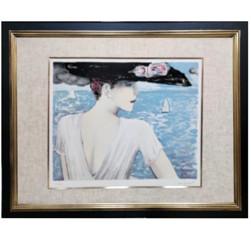 ☆カシニョール☆「黒い帽子のプロフィール」MO判　54/200 ☆カシニョール☆「黒い帽子のプロフィール」MO判 54/200 - メルカリ