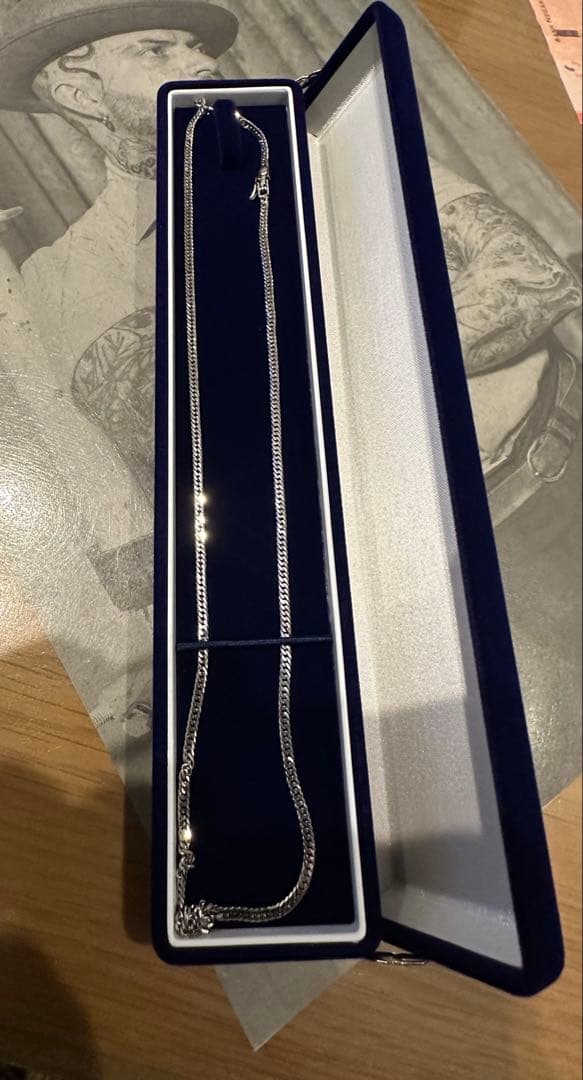 プラチナpt850 喜平ネックレス 6面 ダブル 11g