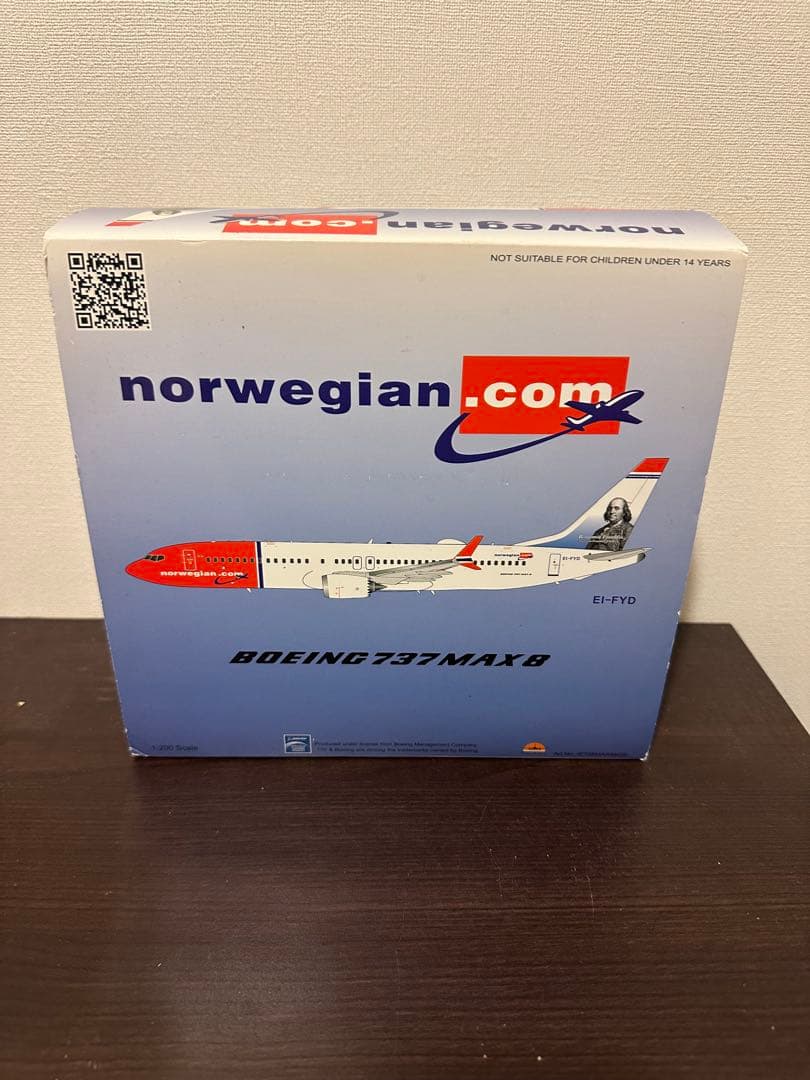 1/200　ノルウェー航空 Boeing 737 MAX 8