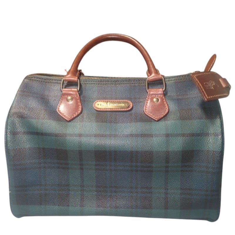 極美品 ポロラルフローレン ボストン ミニボストン レザー チャーム PVC