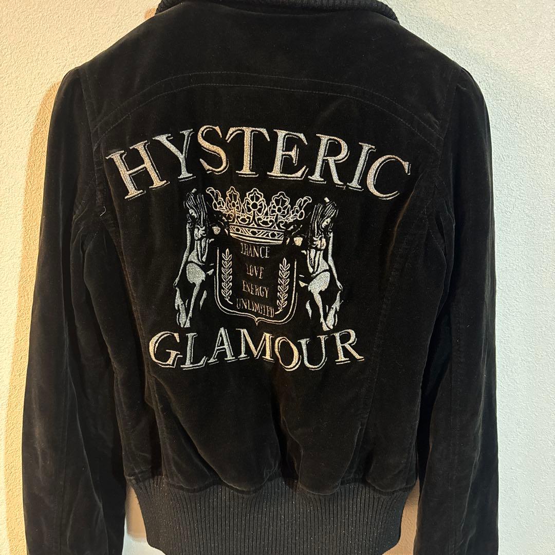 ヒステリックグラマー　スタジャン　刺繍　ブラック　サイズフリー　完売モデル