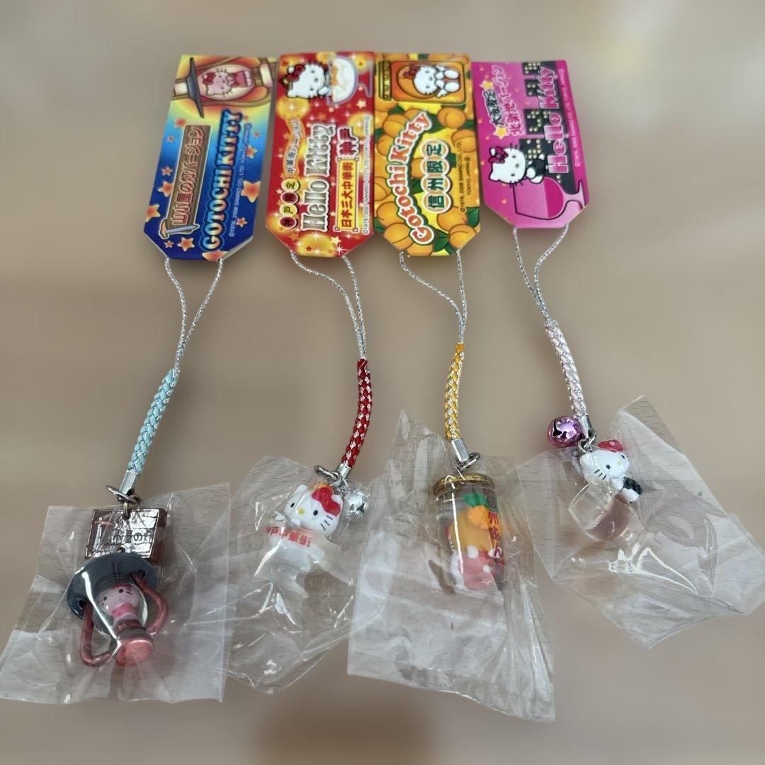 【激レア】ご当地キティ 根付け 5点まとめ売り 山小屋の灯/北新地/神戸中華街