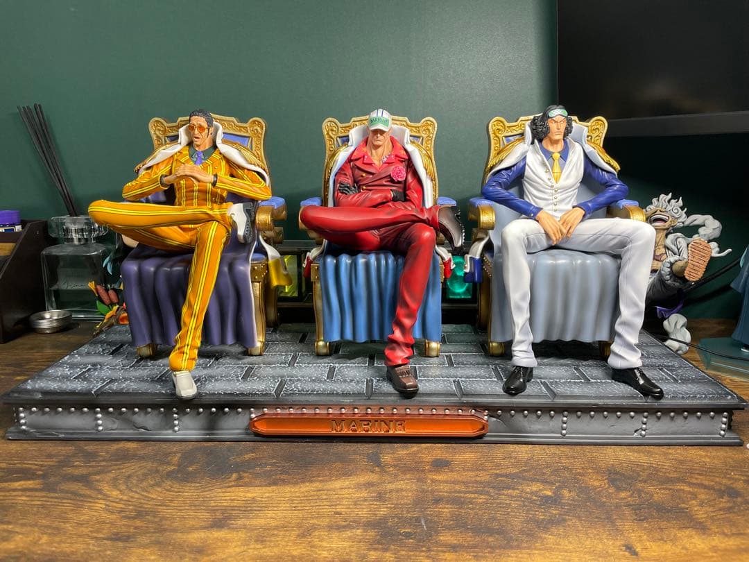 ONE PIECE 海軍三大将 赤犬 青雉 黄猿 セット フィギュア