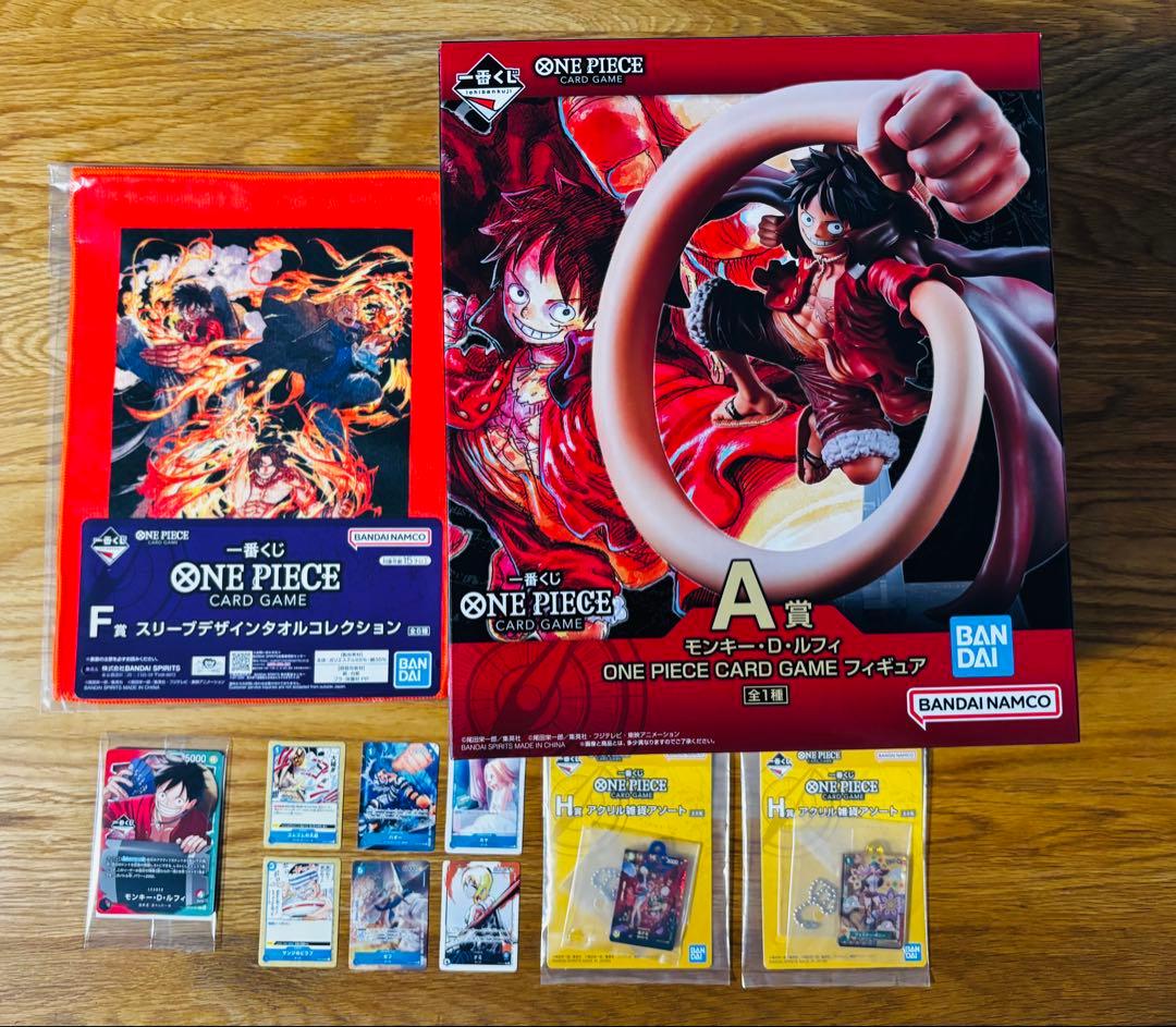 ワンピース一番くじ　モンキー　D ルフィ　プロモカード　A賞他