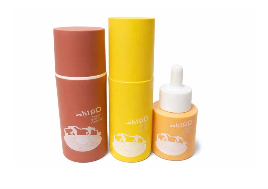 whipp クレンザー　オイル　ローション whipp organic フルセット