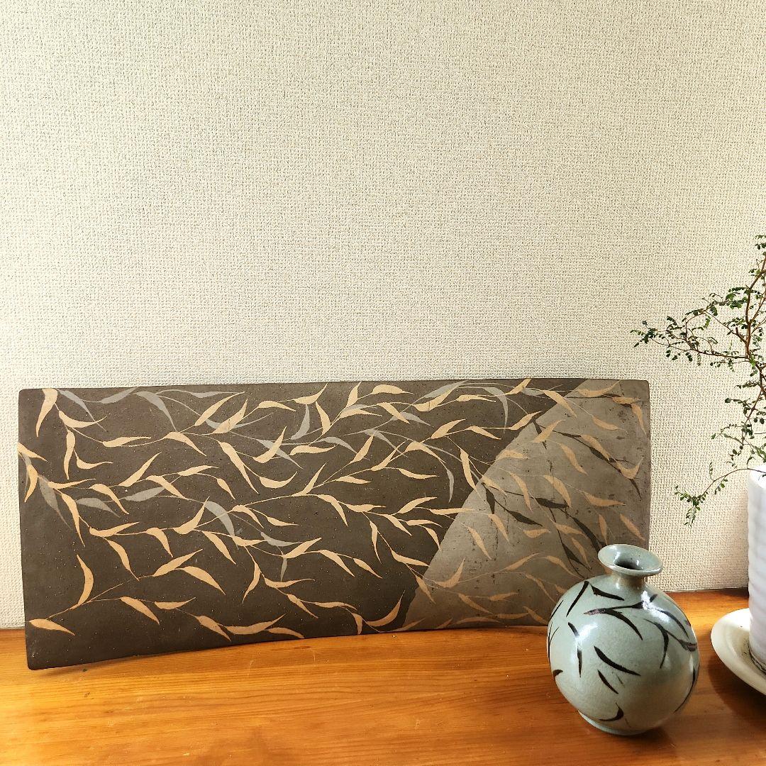 陶板　作家　陶器　工芸　アンティーク　ヴィンテージ置物 ドイツ 白磁器 小鳥 オブジェ 陶磁器 ヴィンテージディスプレイ