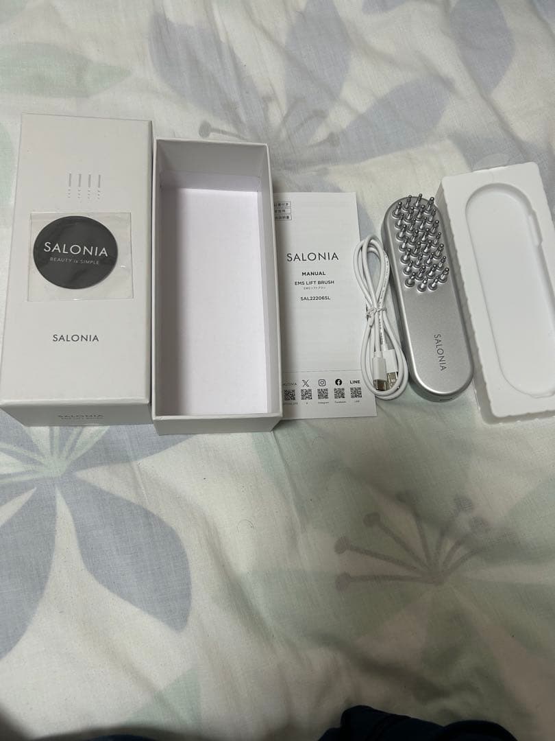 新品 SALONIA サロニア EMS リフトブラシ シルバー