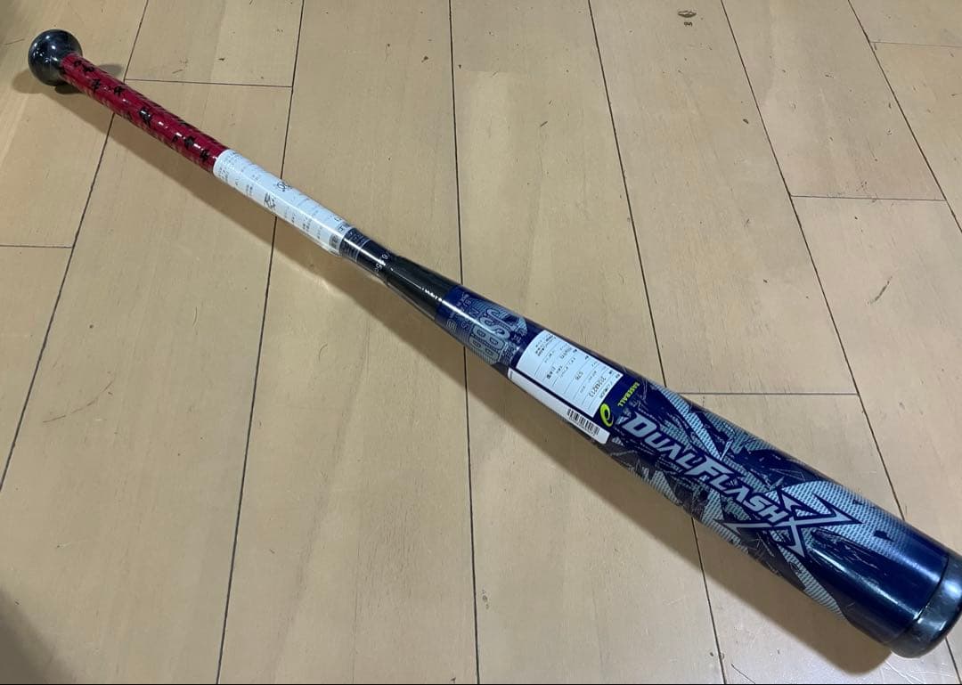 アシックス 少年軟式バット デュアルフラッシュ X//ジュニア3124A213