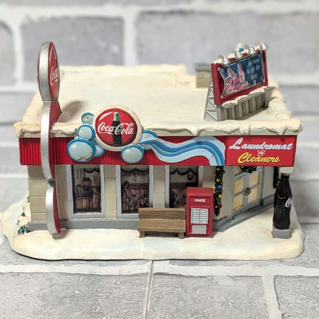 レア物 Coca-Cola ランドリー クリーナーズ イルミネーション付 置物