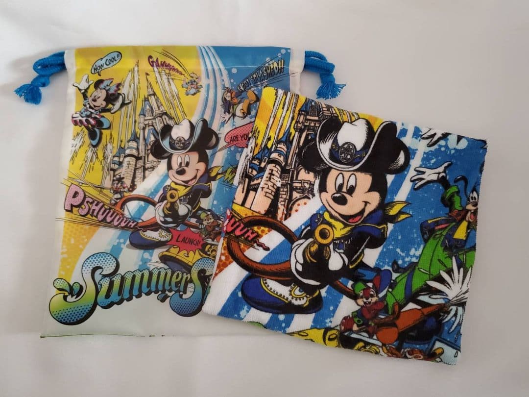 ディズニーリゾート サマースプラッシュ 2010 巾着 タオル - メルカリ