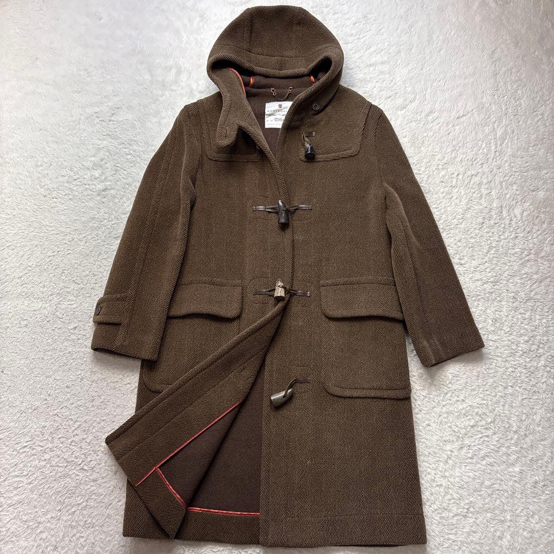 モンゴメリー チベット社　英国製　ヘリンボーンダッフルコート　ムーアブルック