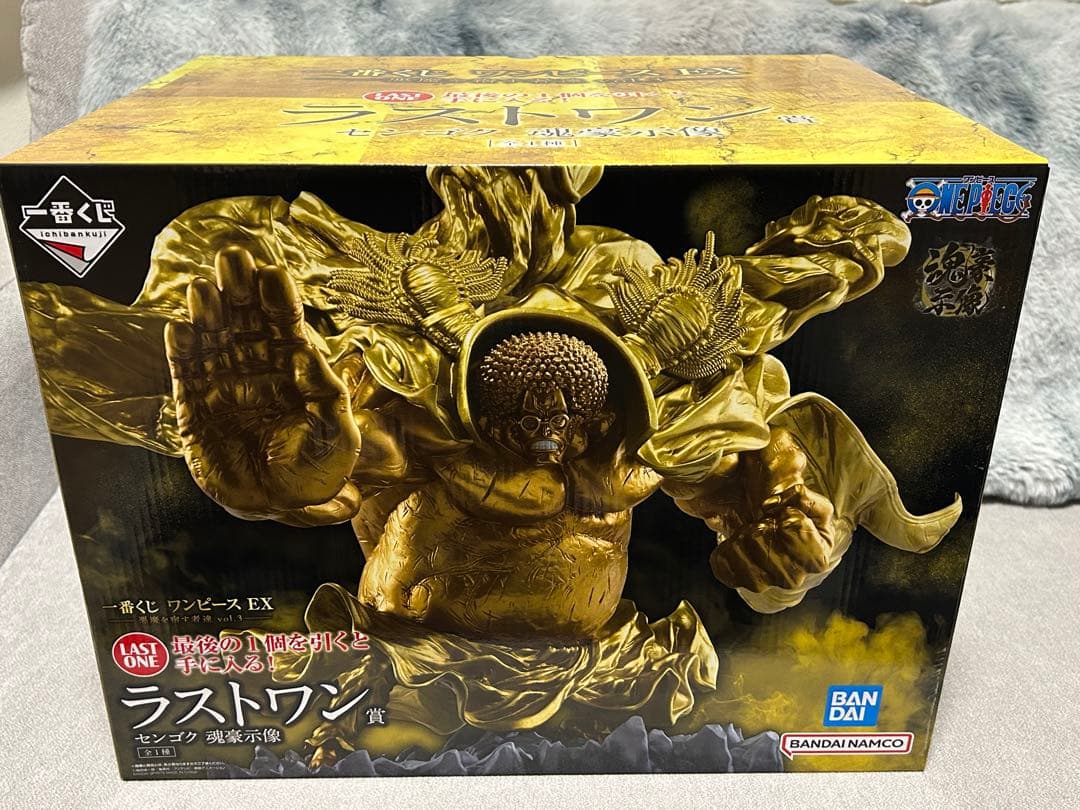 一番くじ　ワンピースEX ラストワン賞:センゴク　魂豪示像