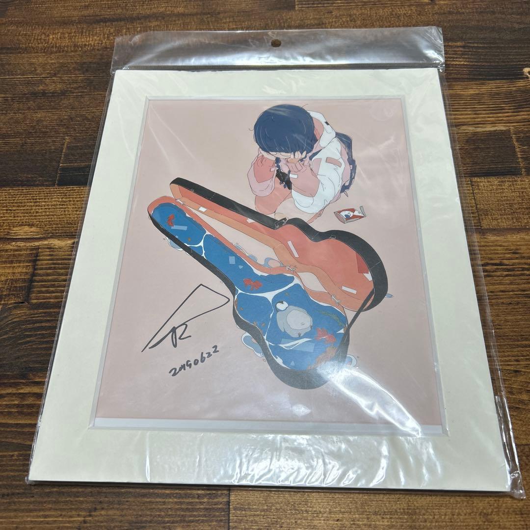 ダイスケリチャード　直筆サイン入り　複製イラスト