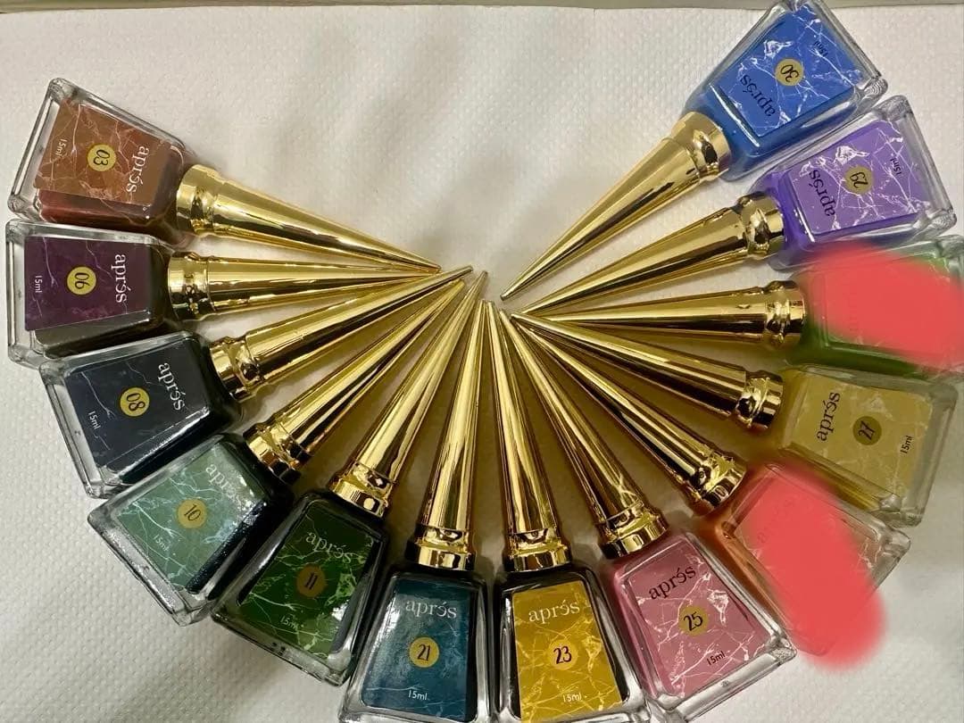 ネイル用品　アプレ　アートインク　11色まとめ売り