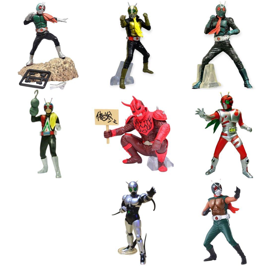 ８点セット　仮面ライダー　フィギュア　ガチャ　カプセルトイ　ＨＤＭ創絶　他
