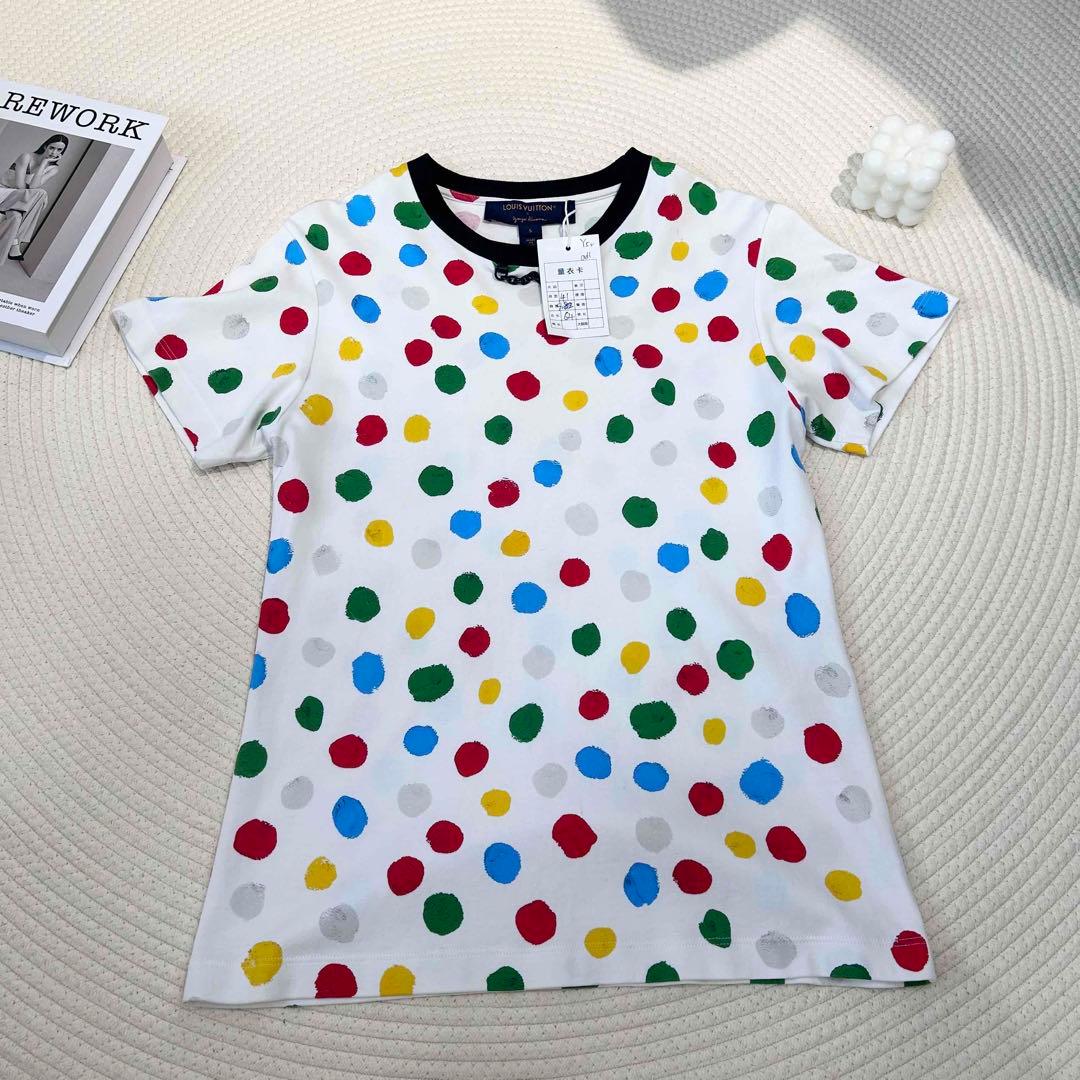 LOUIS VUITTON ドット柄 Tシャツ S。a