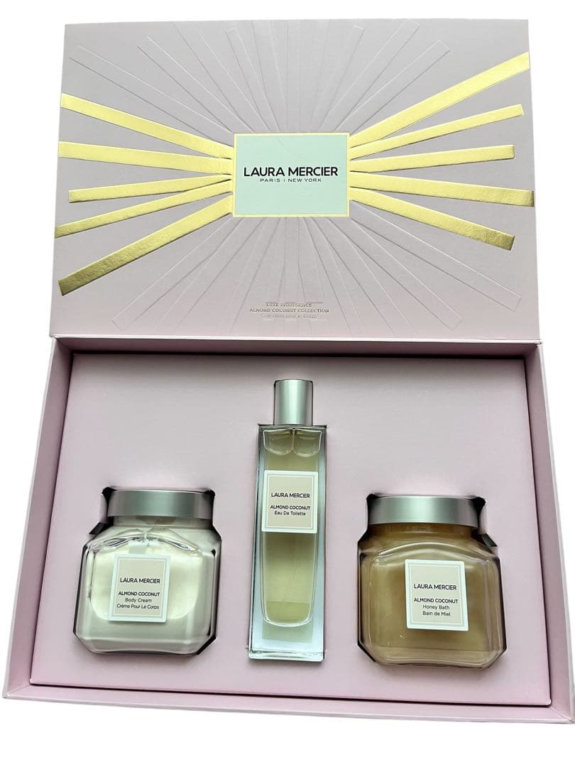 ローラメルシエリュクスインダルジェンスアーモンドココナッツコレクション 先行発売!!】ボディクリーム・限定復刻シャワーバス・香水でフルボディ