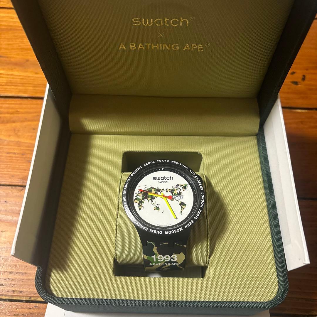 swatch × A BATHING APE コラボ腕時計　ジャンク