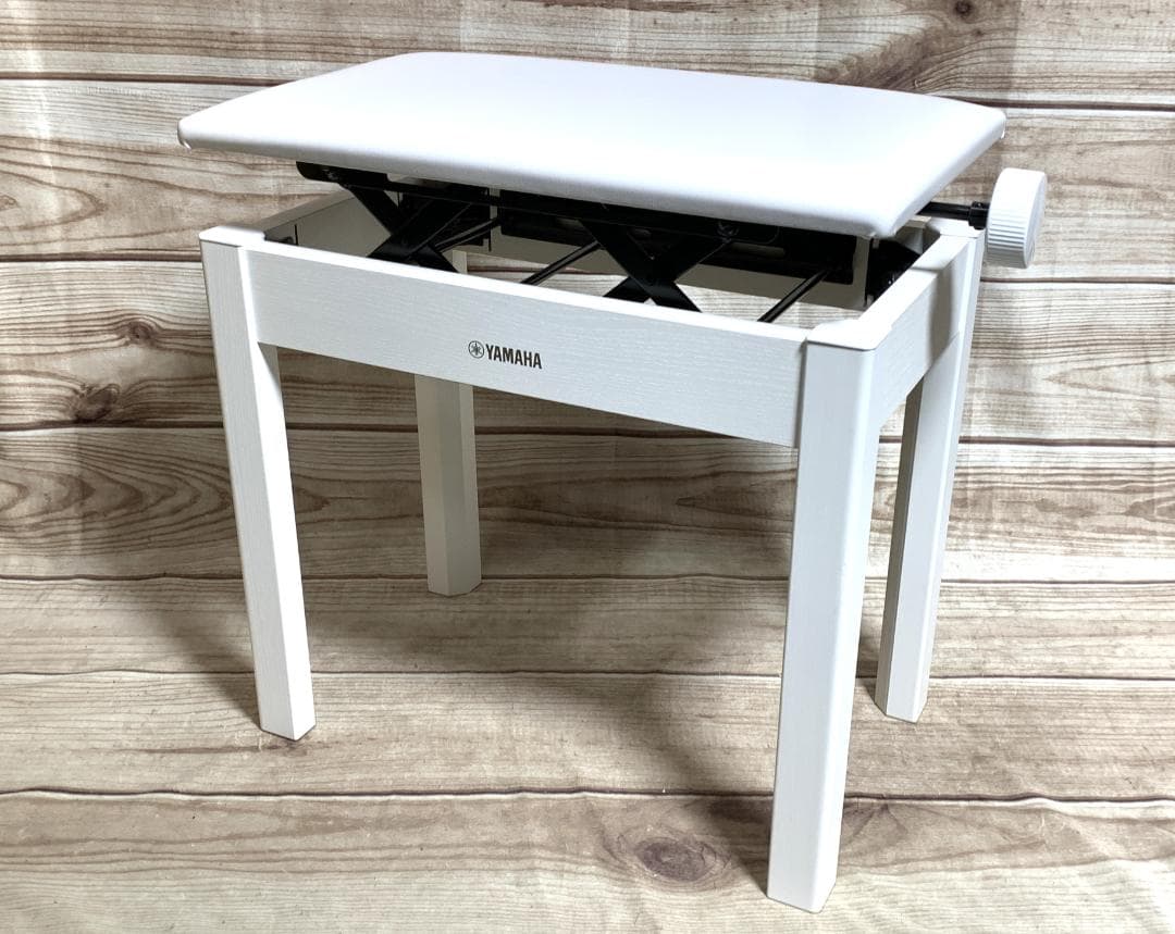 ヤマハ 2025年製♪ピアノ椅子 高低自在 BC-205WH ホワイト