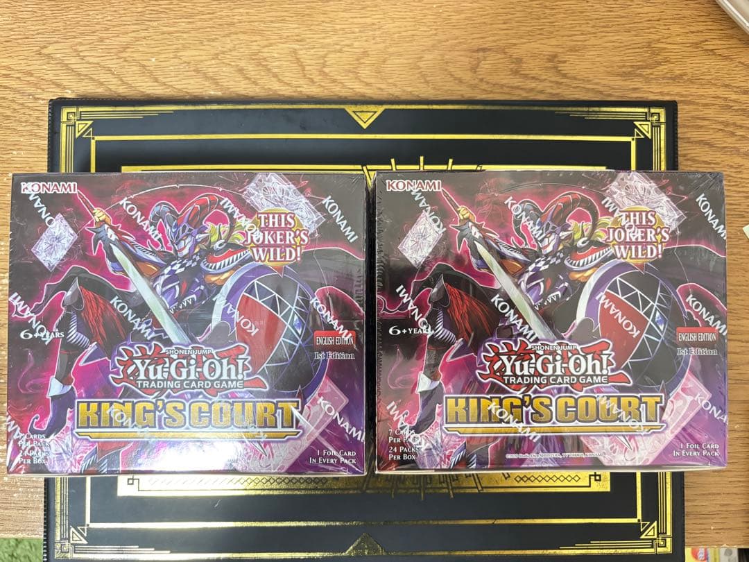 遊戯王　KING'S COURT キングスコート　1st 未開封BOX 2BOX