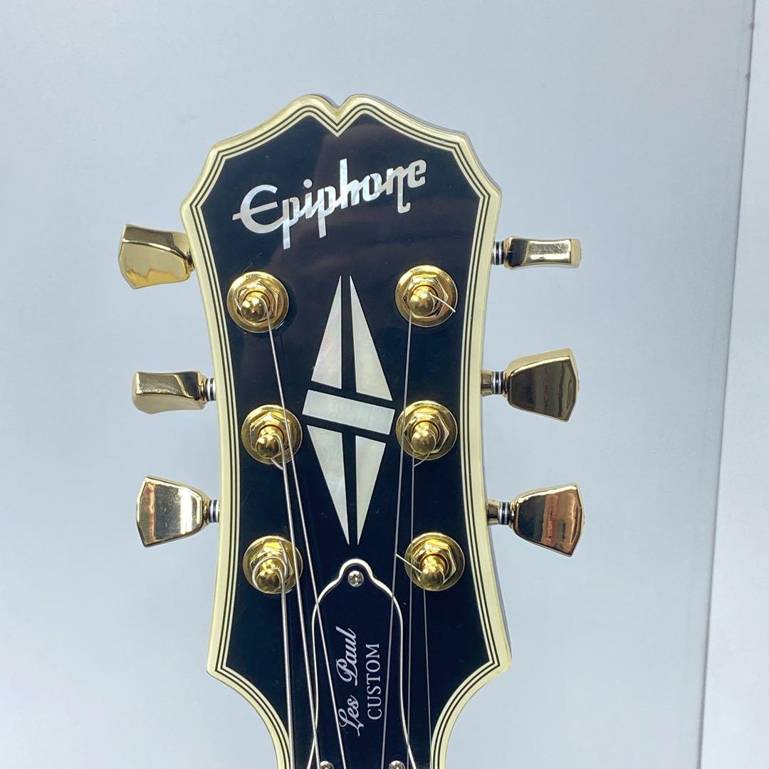 Epiphone Les Paul Custom Ebonyエピフォンレスポール Amazon | Epiphone Les Paul Custom Ebony エレキギター エピフォン