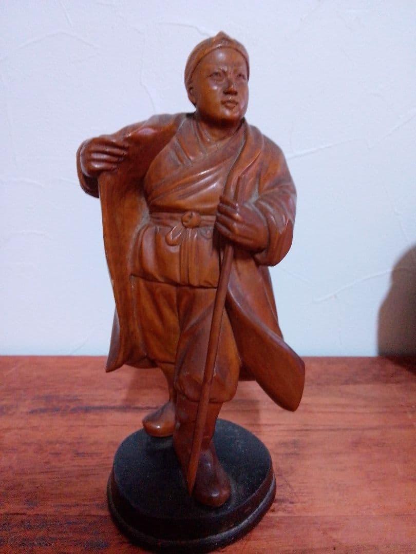 馬賊 総頭目 小白竜 小日向白朗 木彫