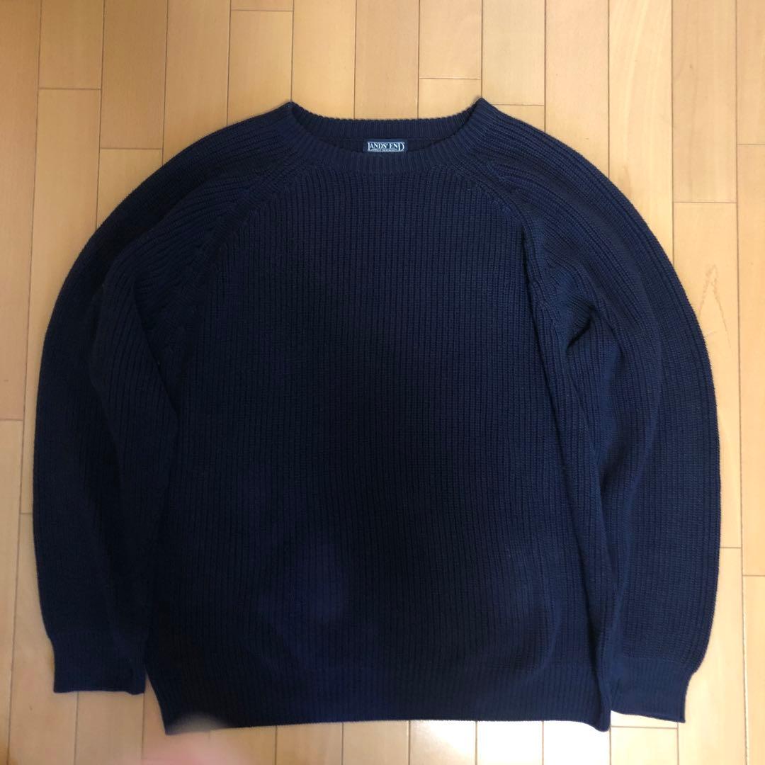 90s LAND'S END コットンニット
