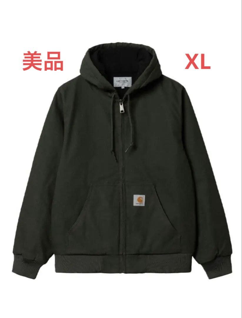 Carhartt wip アクティブジャケットrigid ダークグリーンXL Carhartt wip アクティブジャケットrigid ダークグリーンXL - メルカリ